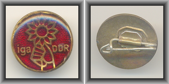 Abzeichen: IGA DDR:  1,82 cm - 8,00 Eur
