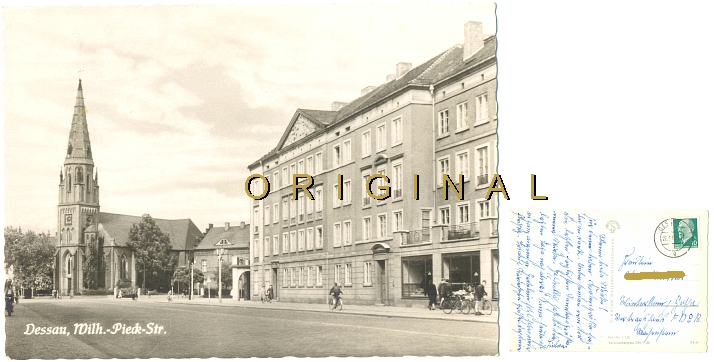 Fotokarte: DESSAU, Wilhelm-Pieck-Str., 1961 - 8,00 Eur