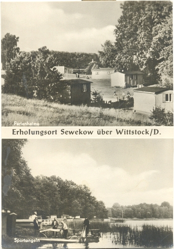 Fotokarte: SEWEKOW ber Wittstock/D.: 2 Abb. von 1970 - 3,00 Eur