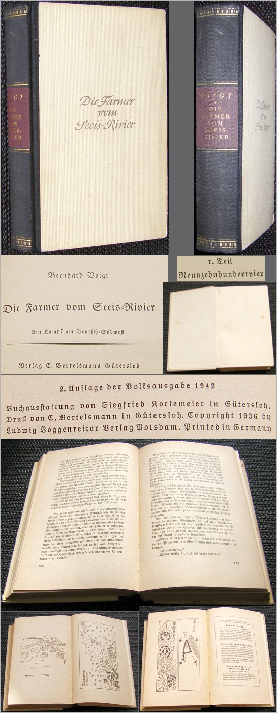 Buch: DIE FARMER VOM SEEIS-RIVIER Bernhard Voigt 1942 - 15,00 Eur