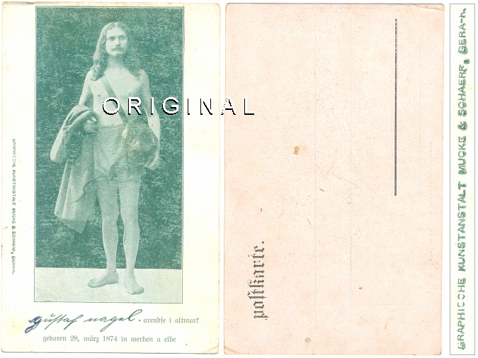 Ansichtskarte: GUSTAF NAGEL; ca. 1910 - 9,00 Eur