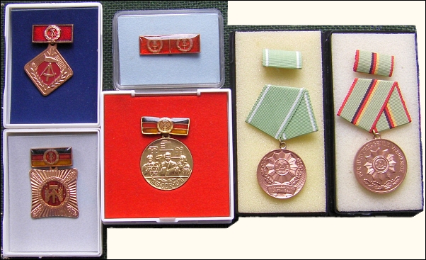 6 verschiedene DDR-Abzeichen & -Orden - 20,00 EUR